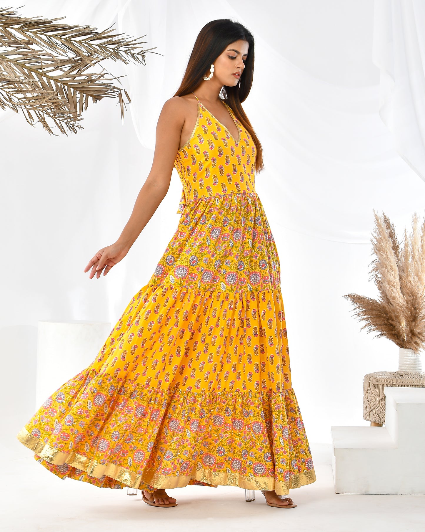 SUNNY BLOOM YELLOW DRESS