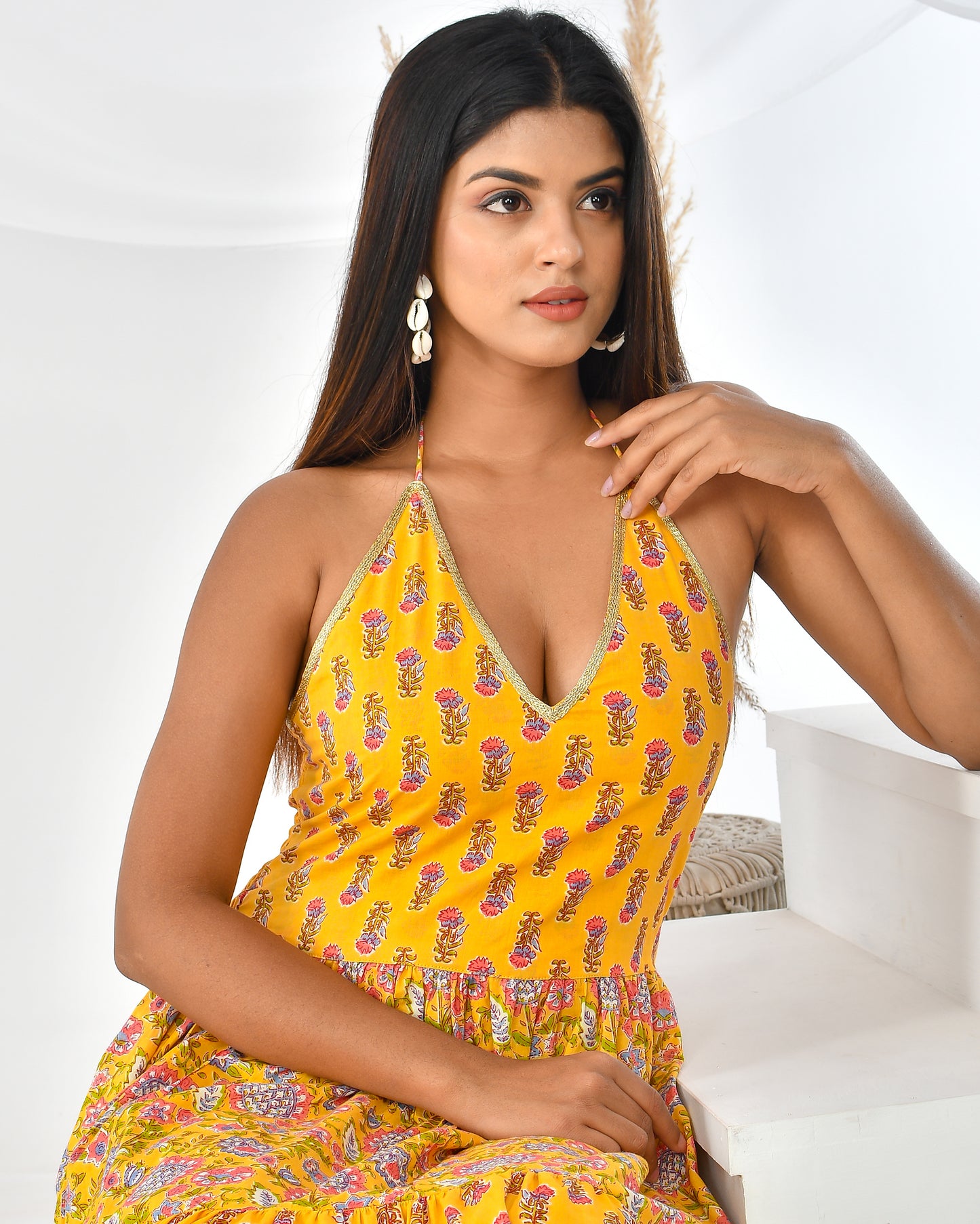 SUNNY BLOOM YELLOW DRESS