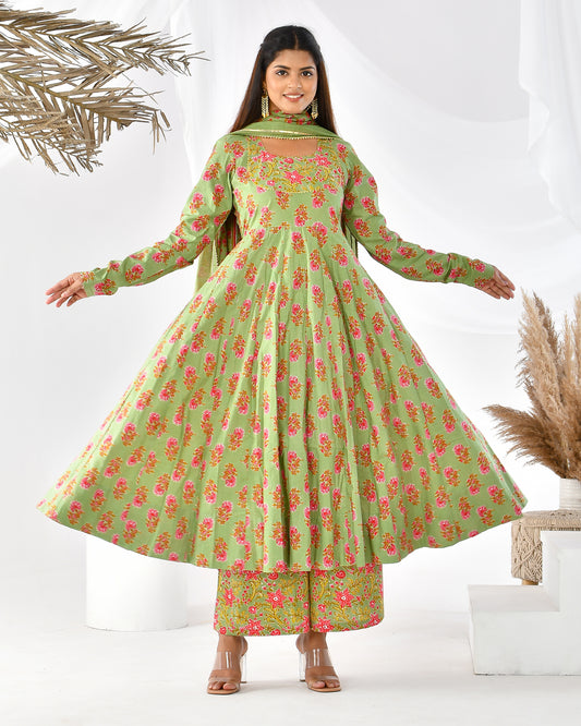 ARYAHI GREEN SUIT SET