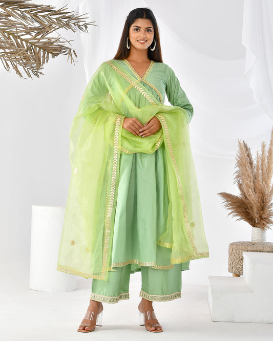 MADHVI GOTA PATTI SUIT SET
