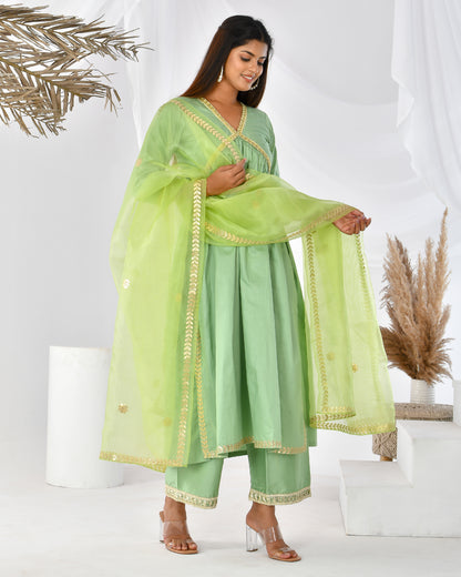 MADHVI GOTA PATTI SUIT SET