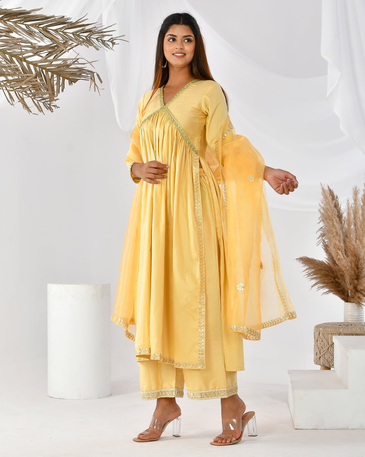 SABRINA GOTA PATTI SUIT SET