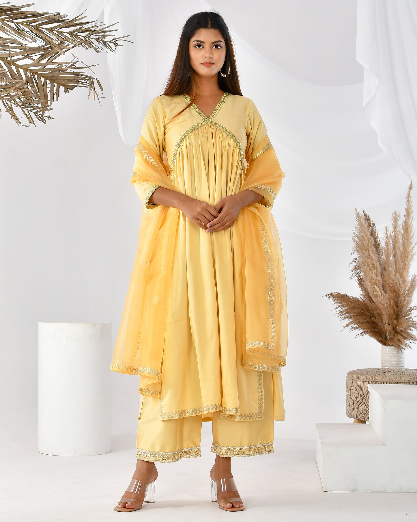 SABRINA GOTA PATTI SUIT SET