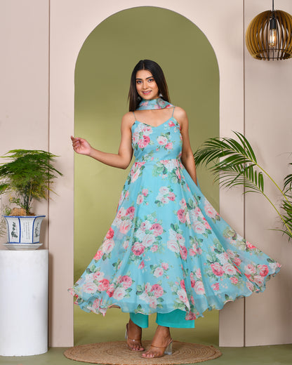 GULZARI PRINTED SUIT SET