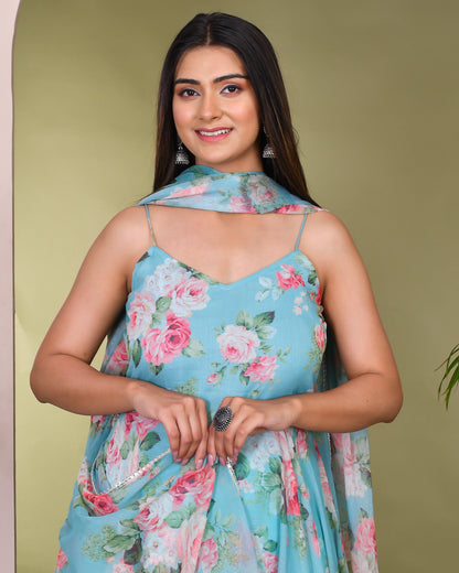 GULZARI PRINTED SUIT SET