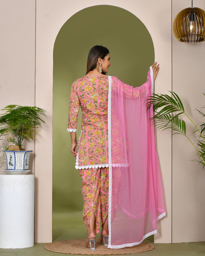 GULFAM PINK SUIT SET