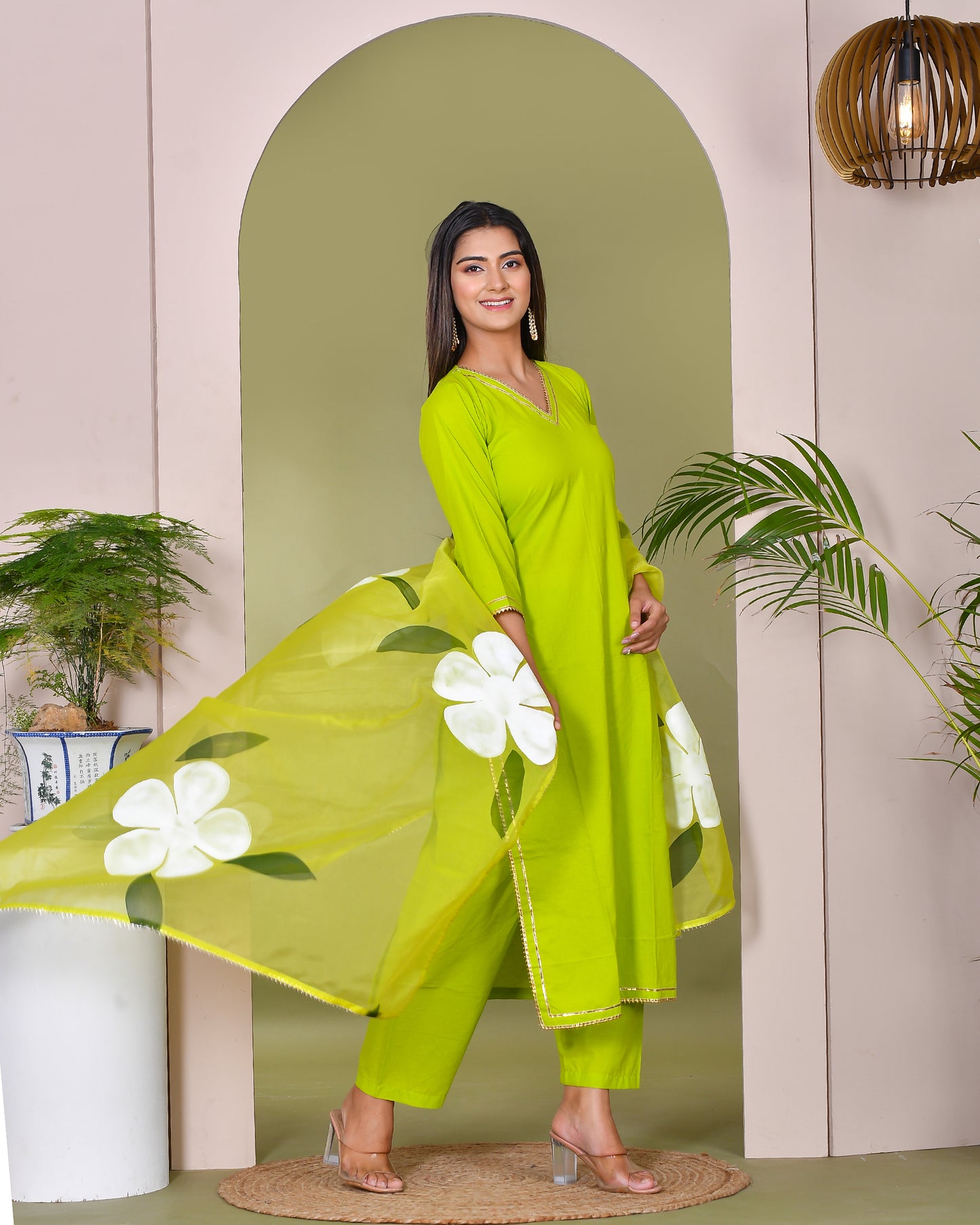 NIMBOLI HAND PAINTED SUIT SET