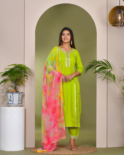 SIRAT GOTA PATTI SUIT SET