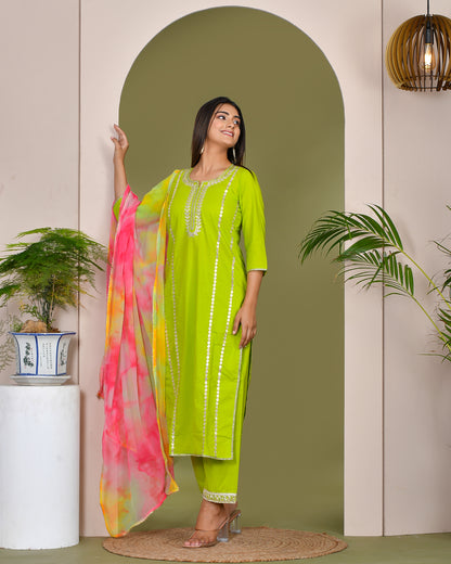 SIRAT GOTA PATTI SUIT SET
