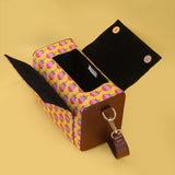 SUNSHINE HANDBLOCK PRINTED BOX BAG
