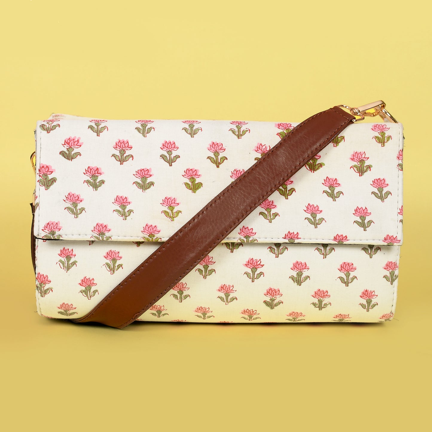 FLORENCE HAND BLOCK PRINTED BAG