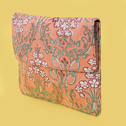 PANACHE HAND BLOCK PRINTED LAPTOP SLEEVE