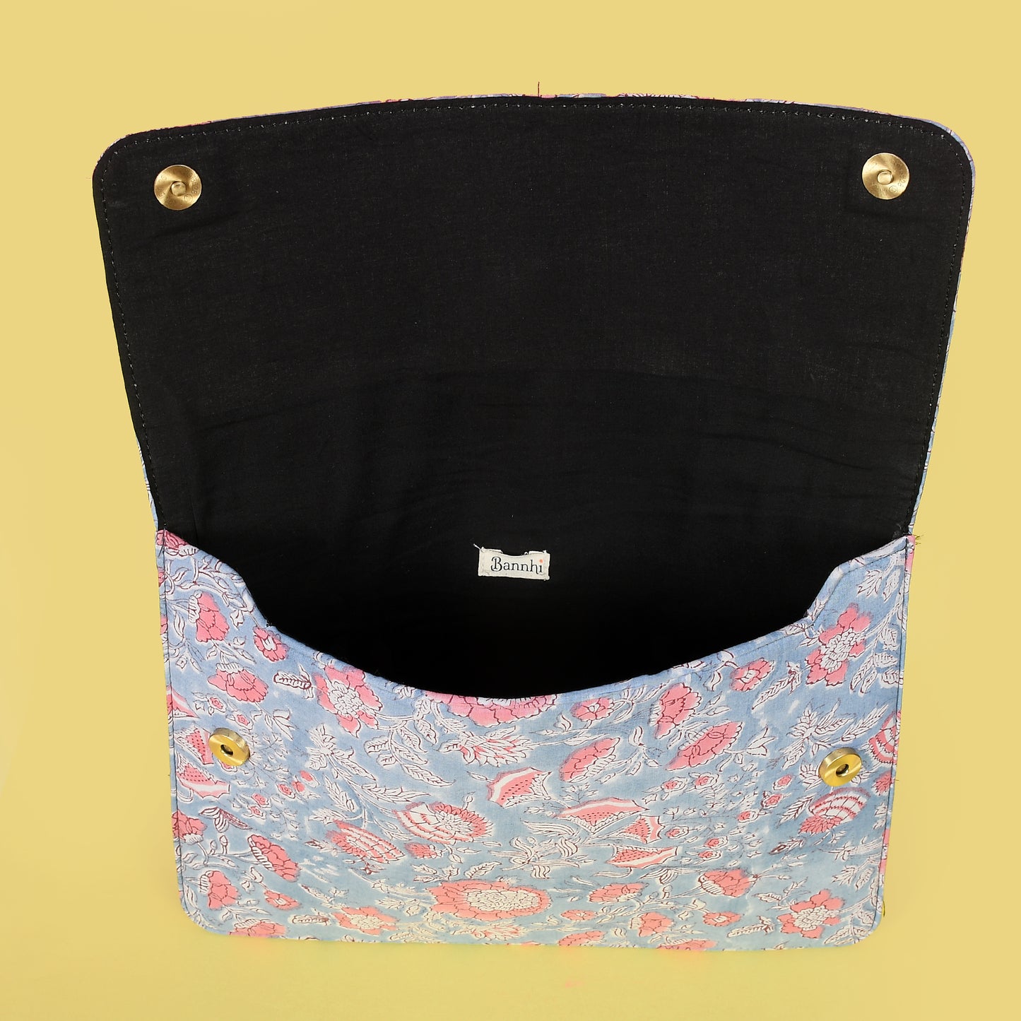 RENEE BLUE HAND BLOCK PRINTED LAPTOP SLEEVE