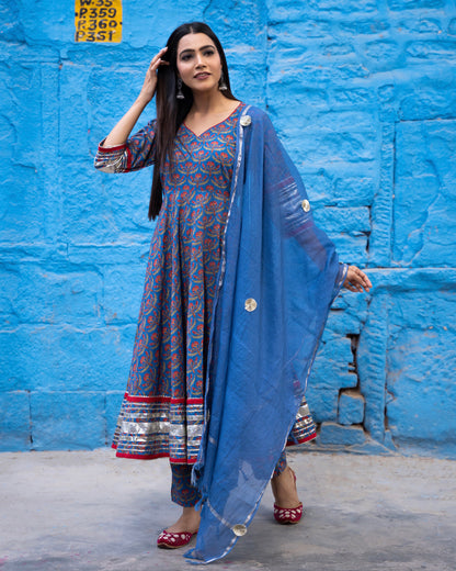 SAPPHIRE BLUE SUIT SET