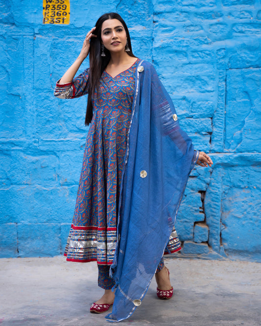 SAPPHIRE BLUE SUIT SET