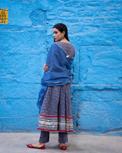 SAPPHIRE BLUE SUIT SET