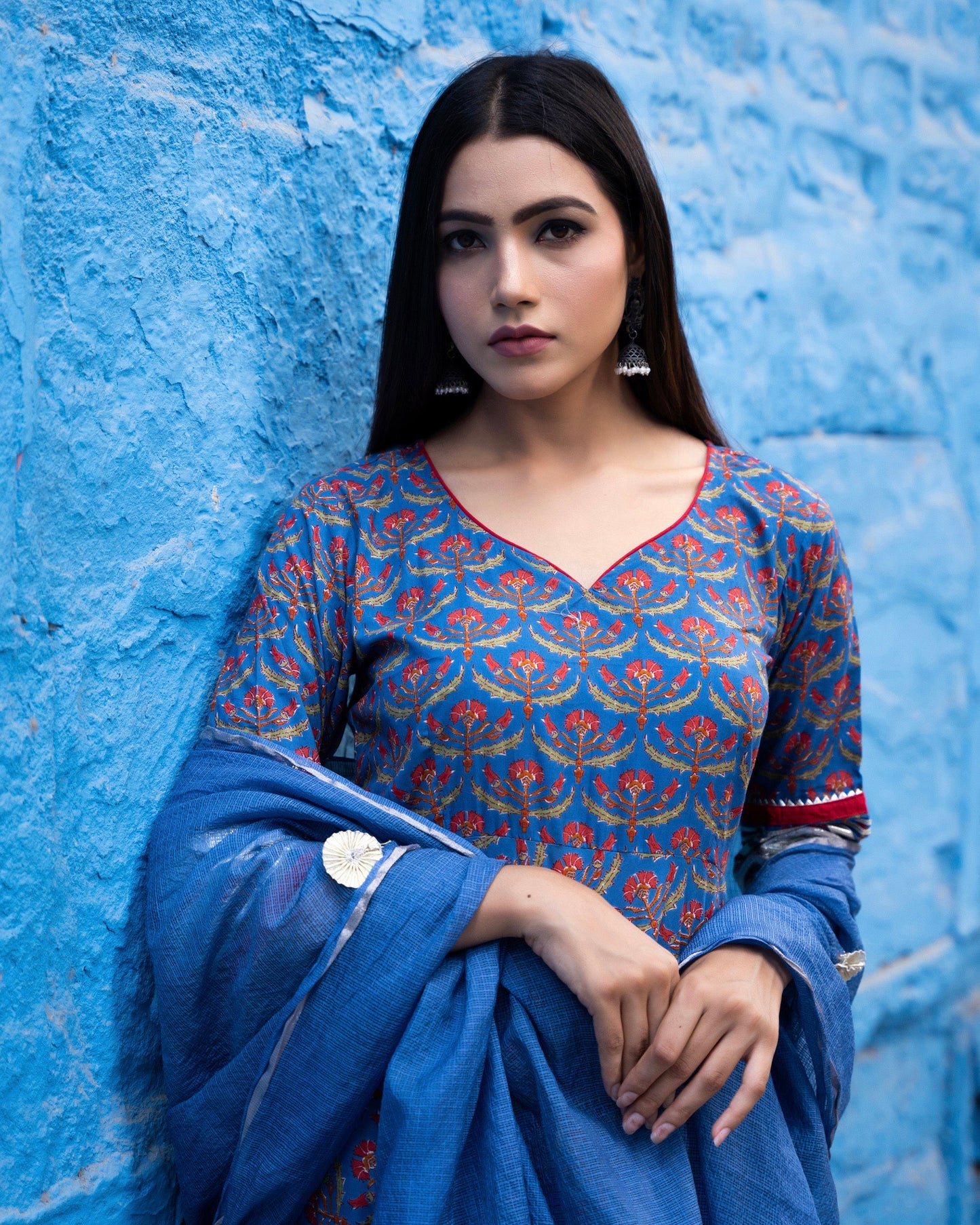 SAPPHIRE BLUE SUIT SET