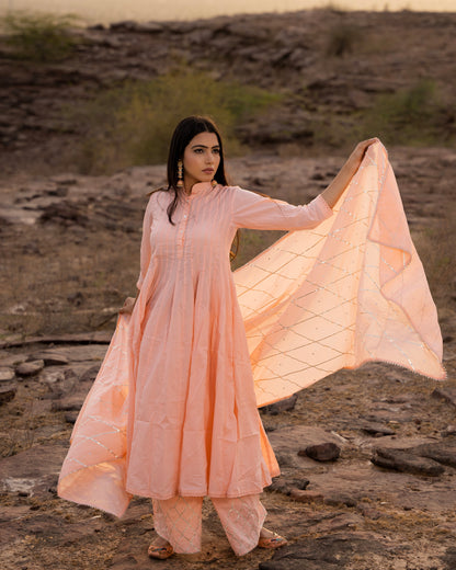 POPPY PEACH SUIT SET