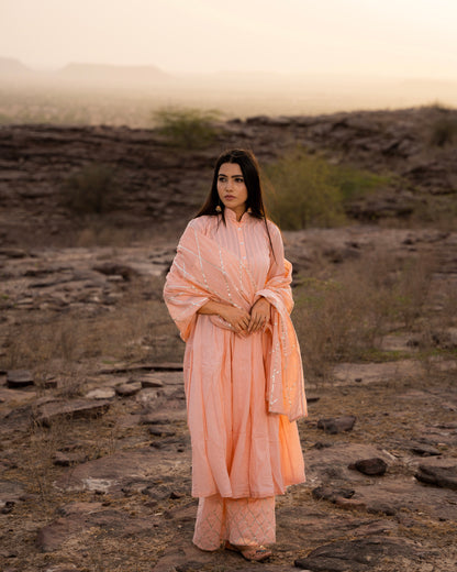 POPPY PEACH SUIT SET