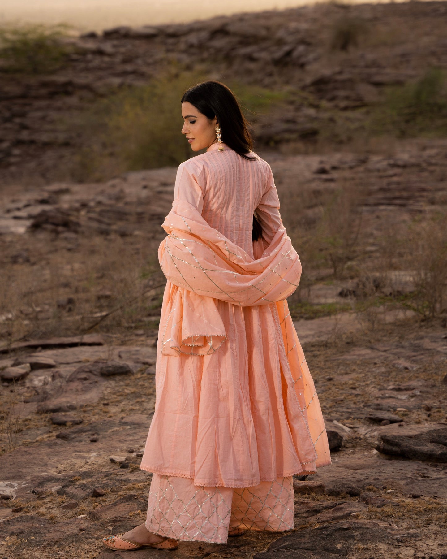 POPPY PEACH SUIT SET