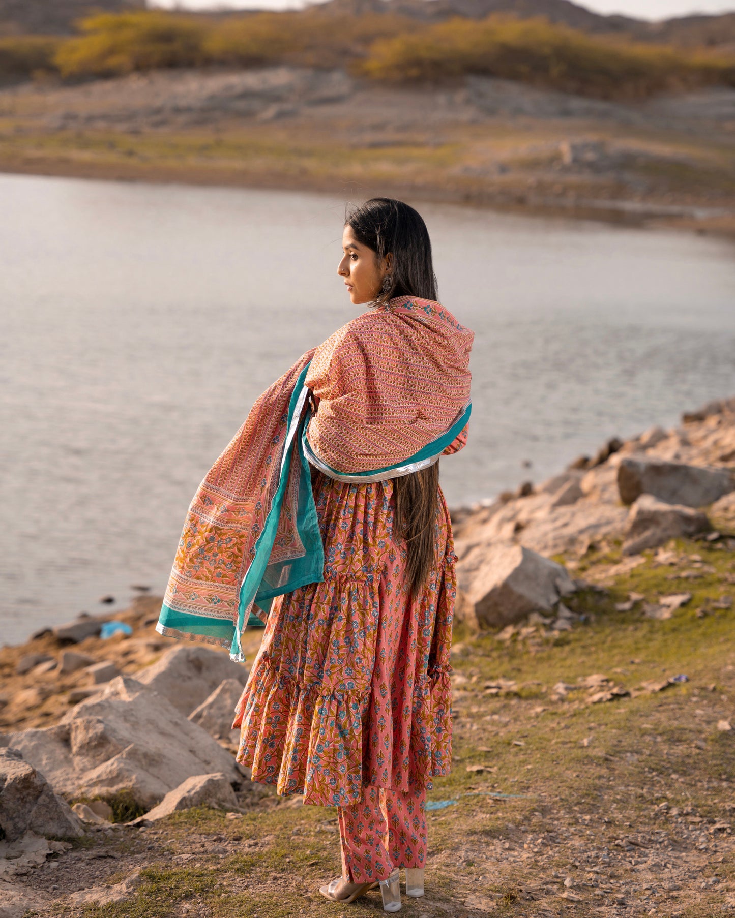 NARGIS PINK SUIT SET
