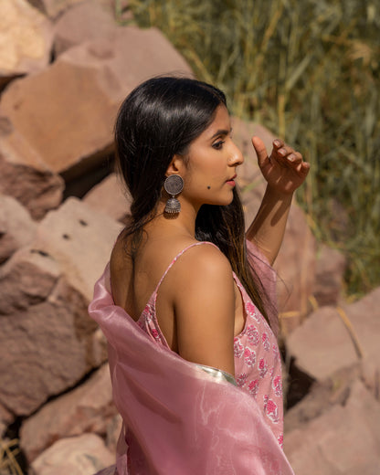 PASHA PINK SHARARA SET