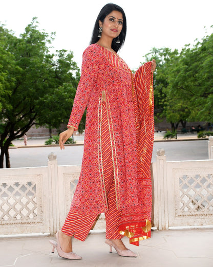 LAJJO BANDHANI SUIT SET